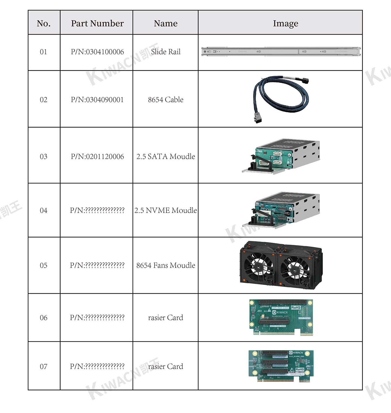 4u24 bay L shaped rack server chassis accessories