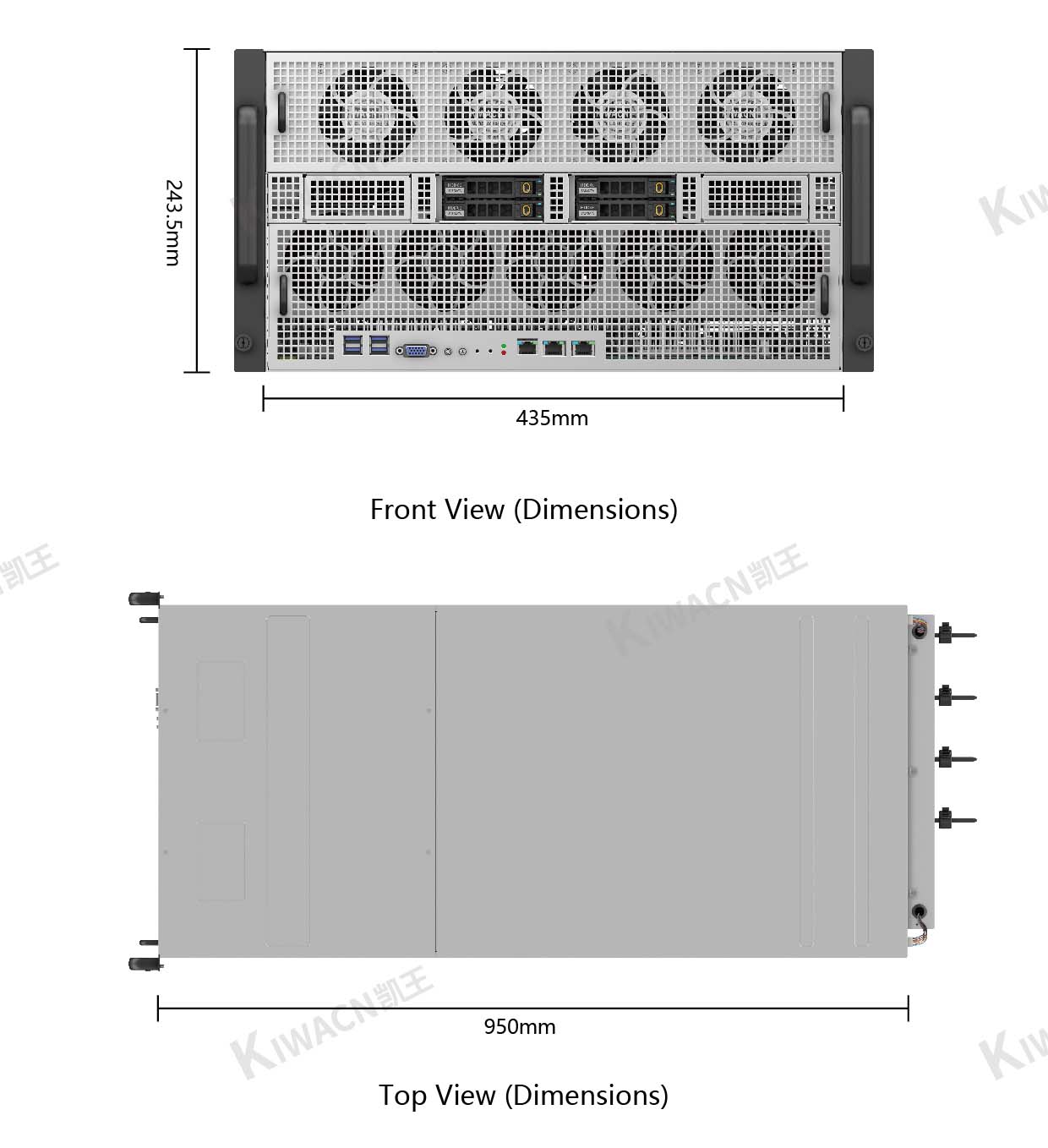 Customizable server chassis with tool-less assembly