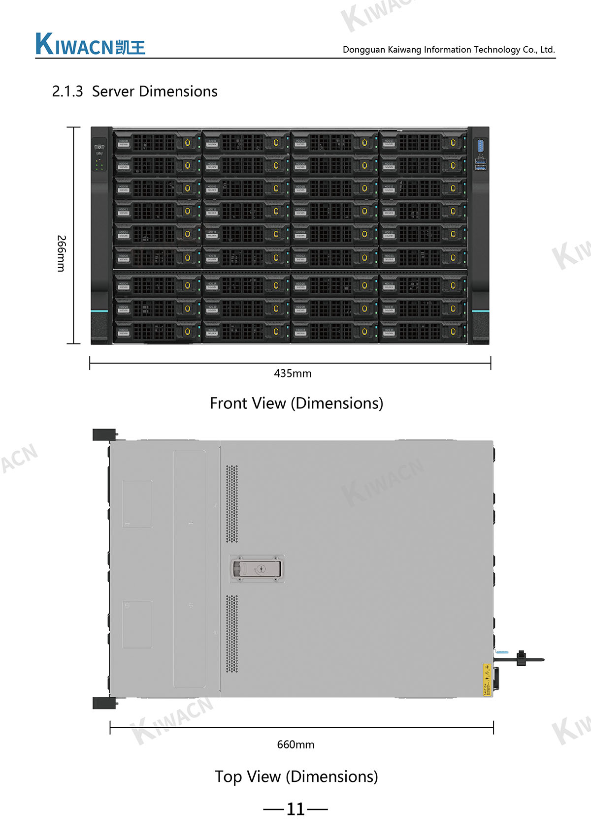 6u60 Series Server Chassis Product Manual V1.0 12